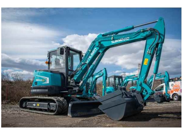 Midiexcavator SUNWARD SWE 60 Uf  de vanzare